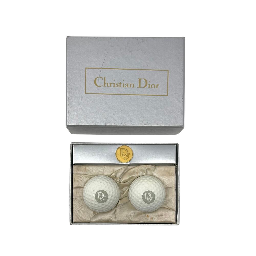 Christian Dior Vintage Golf Ball Set